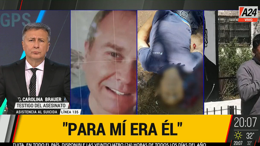Exclusivo GPS | Habló una testigo que vio el momento en el que mataron al concejal del Frente de Todos