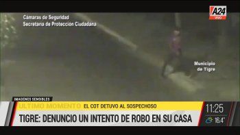 Cayó un ladrón que quiso ingresar en una casa en Tigre