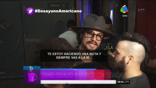 Daniel Osvaldo amenazó con golpear a un cronista