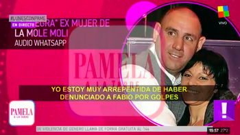 El polémico audio de la esposa de La Mole Moli: Yo mentí