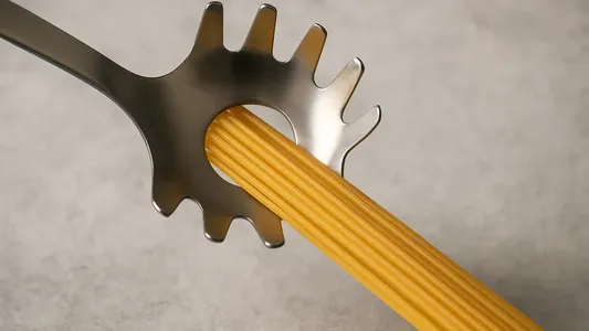Para qué sirve el agujero de la cuchara para pasta y cuándo puede usarse como medidor