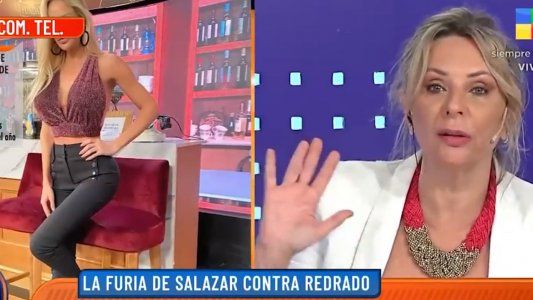 Luciana Salazar se enojó con Evelyn Von Brocke en Intrusos