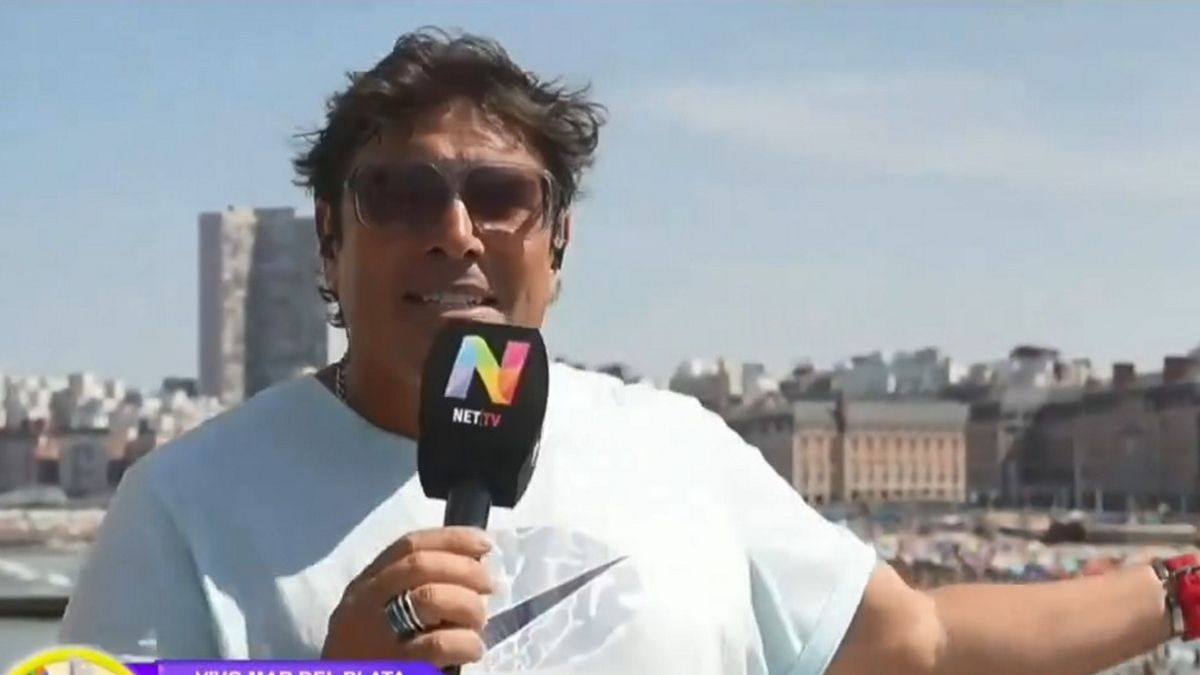 Matías Alé registró en vivo el meteotsunami en Mar del Plata y su movilero la pasó mal: el dramático video