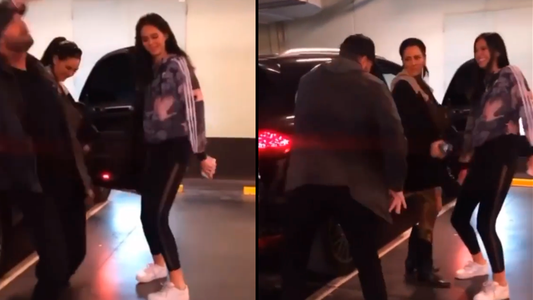 El divertido baile de Cande, Juanita y Marcelo Tinelli en un estacionamiento