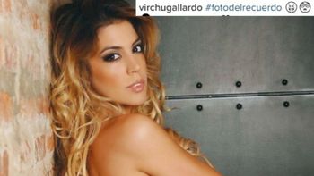 Foto retro y caliente de Virginia Gallardo