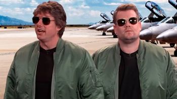 Tom Cruise recreó sus películas más taquilleras con James Corden en The Late Late Show