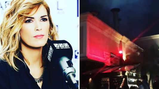 Viviana Canosa testigo del incendio en Kansas: ¡Fuego! Salimos corriendo todos