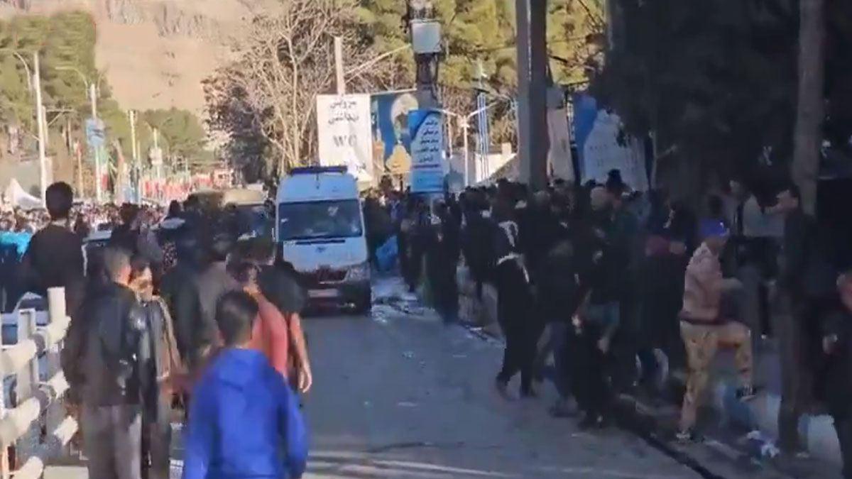 Más de 100 muertos en dos atentados en Irán (Foto: captura de TV).
