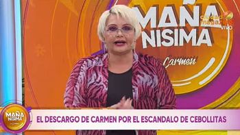 Carmen Barbieri se quebró y pidió perdón tras aquella discusión con Coqui de Cebollitas