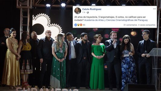 Famosos enojados: ¿La Academia paraguaya de Cine se olvidó de ellos?