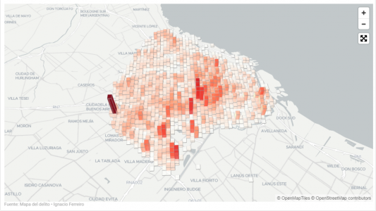 Robo de autos: el mapa de las zonas con más delitos de la Ciudad