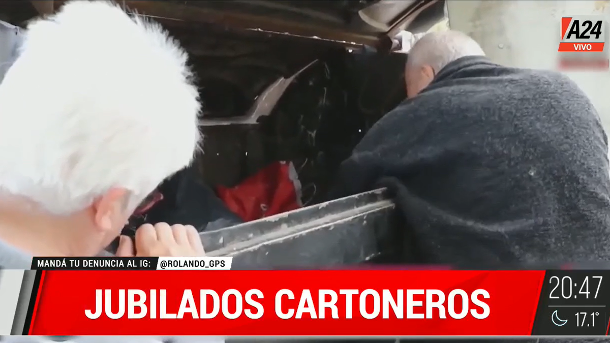 Inflación: el duro informe que muestra la realidad de jubilados cartones que no tiene para cenar