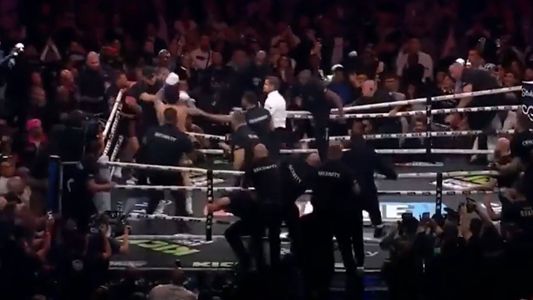 Batalla campal sobre el ring tras la pelea de Logan Paul y Dillon Danis: el video