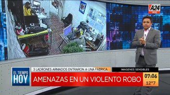 Violento robo en un local en Ramos Mejía