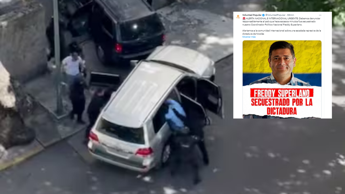 Así habrían secuestrado a Freddy Superlano, líder de la oposición en Venezuela