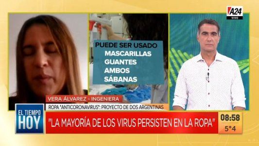 Argentinas crean un gel para aplicar en la ropa y que sea “anticoronavirus”