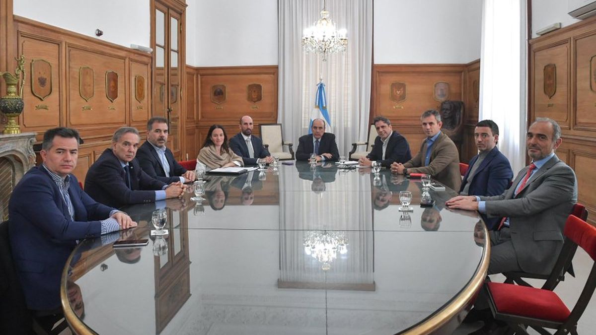 Guillermo Francos reinició ronda de consultas con diputados de la oposición dialoguista para la reforma electoral. Foto: Jefatura de Gabinete