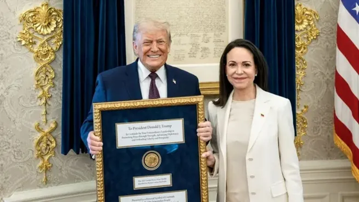 Donald Trump sobre Mar&iacute;a Corina Machado: "Quiz&aacute; podemos involucrarla".