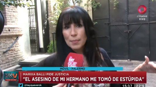 Marixa Balli recordó cuando murió su hermano y fue al hospital: Cuando miro hacia mi costado estaba el asesino