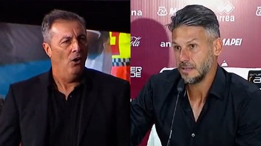 El técnico de Lanús explotó contra Martín Demichelis: No lo conozco...