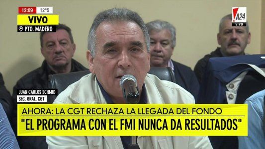 Con un duro discurso, la CGT rechazó el acuerdo con el FMI y advirtió: El conflicto va a ser infinito