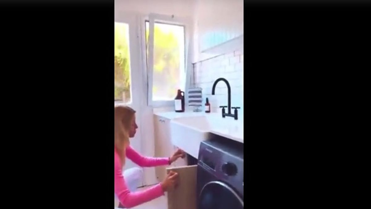 Nicole Neumann mostr&oacute; c&oacute;mo qued&oacute; el lavadero de su nueva casa, uno de los sectores que remodel&oacute; por completo.&nbsp;
