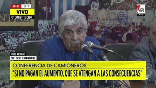 Moyano ganó la pulseada: consiguió un aumento del 25% y levantó el paro del martes y miércoles