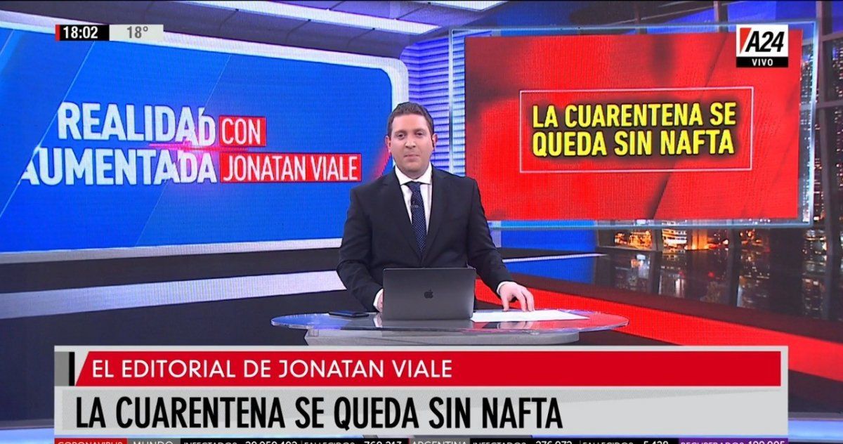 La cuarentena se quedó sin nafta: el editorial de Jonatan Viale