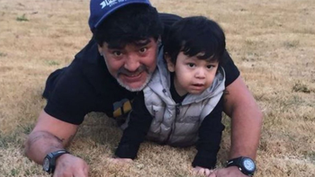 Diego Maradona volvió a ver a Dieguito Fernando después de dos años