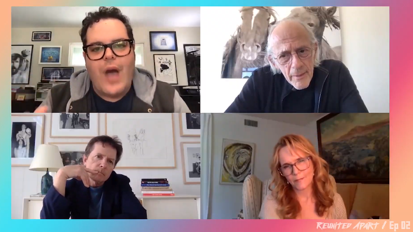 La reunión más esperada: el elenco completo de Volver al futuro se juntó virtualmente para recordar anécdotas de la película