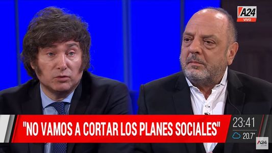 Javier Milei y un picante mano a mano con Baby Etchecopar