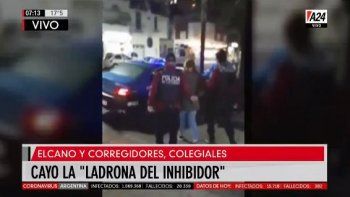 Cayó la “ladrona de inhibidores” en Colegiales y su cómplice huyó