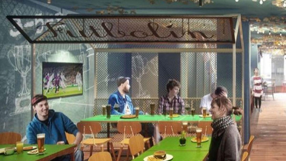 Una recreación del restaurante que abrirán los hermanos Messi.