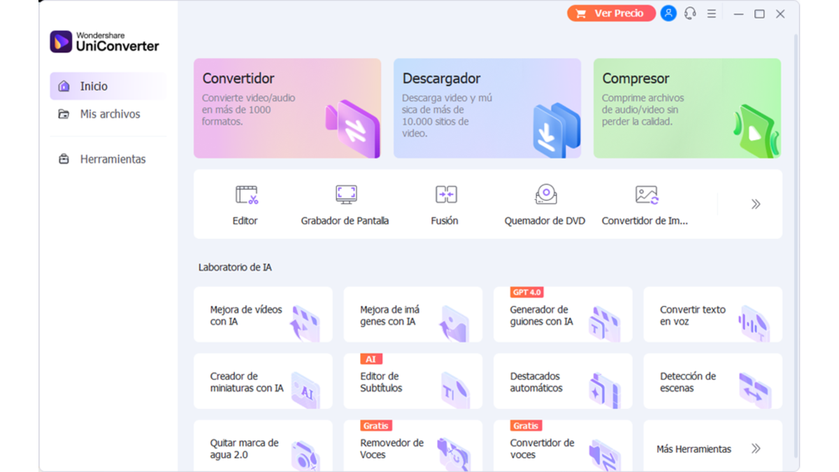 UniConverter: La solución perfecta para la reproducción y edición de vídeo. (Foto: captura)