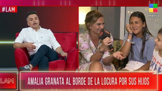 Amalia Granata mostró su lado B: La maternidad me está destrozando...