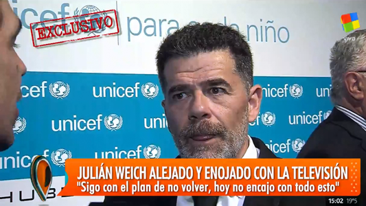 Julián Weich y su ausencia en la pantalla: La Tele no me necesita y yo no la necesito a ella