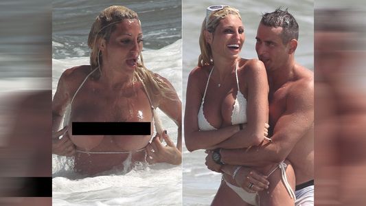 Vicky no solo habría tenido sexo en la playa... ¡también se animó al topless!
