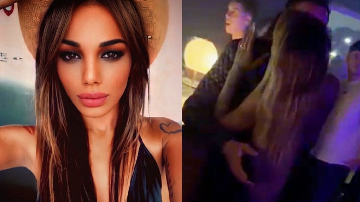 Engancharon a Mimi, la novia de El Tirri, infraganti en un boliche con otro hombre: el video