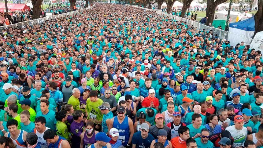 Murió un hombre de 55 años de un paro cardíaco durante la Media maratón de Buenos Aires