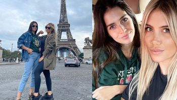 El reencuentro de Wanda y Zaira Nara en París: Finalmente juntas