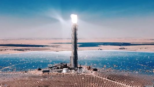 Qué hace el impactante ojo de Saurón que tiene Israel en pleno desierto