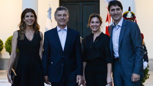 Preparando la cumbre: Macri cenó con Trudeau en Olivos