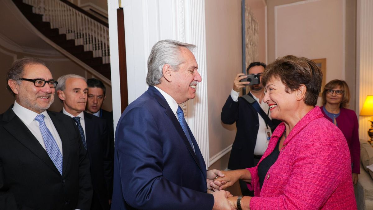 FMI: Alberto Fernández se reunió con Kristalina Georgieva en la cumbre del G-20 (Foto: Telam).