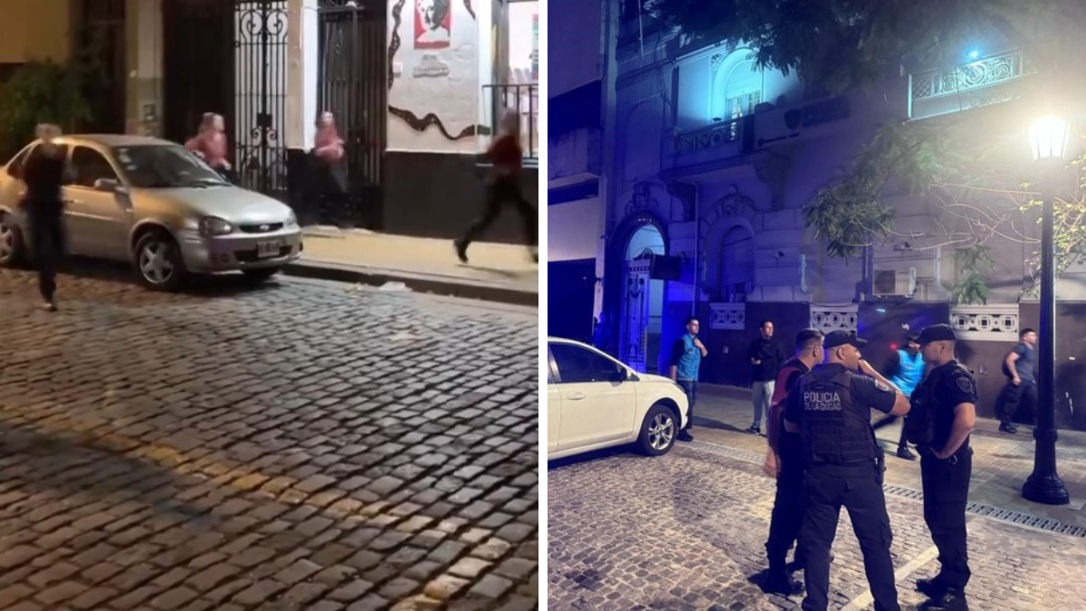 Ocho presos escaparon de una alcaldía en San Telmo (Foto: captura A24).