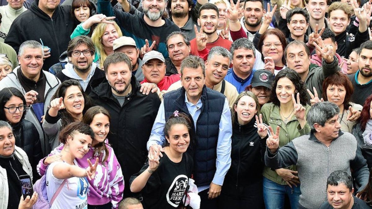 Sergio Massa recibió el apoyo de movimientos sociales oficialistas. (Foto: Twitter Unión por la Patria)