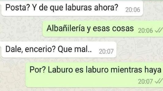 Twitter: se enteró que era albañil y le cortó el rostro