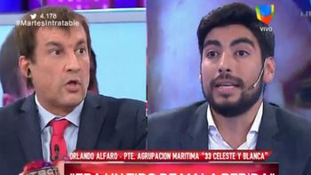 Fuerte cruce entre Paulo Vilouta y Facundo Moyano