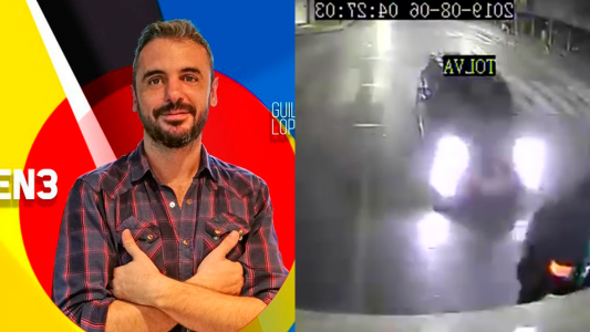 Periodista atropelló a recolector de basura