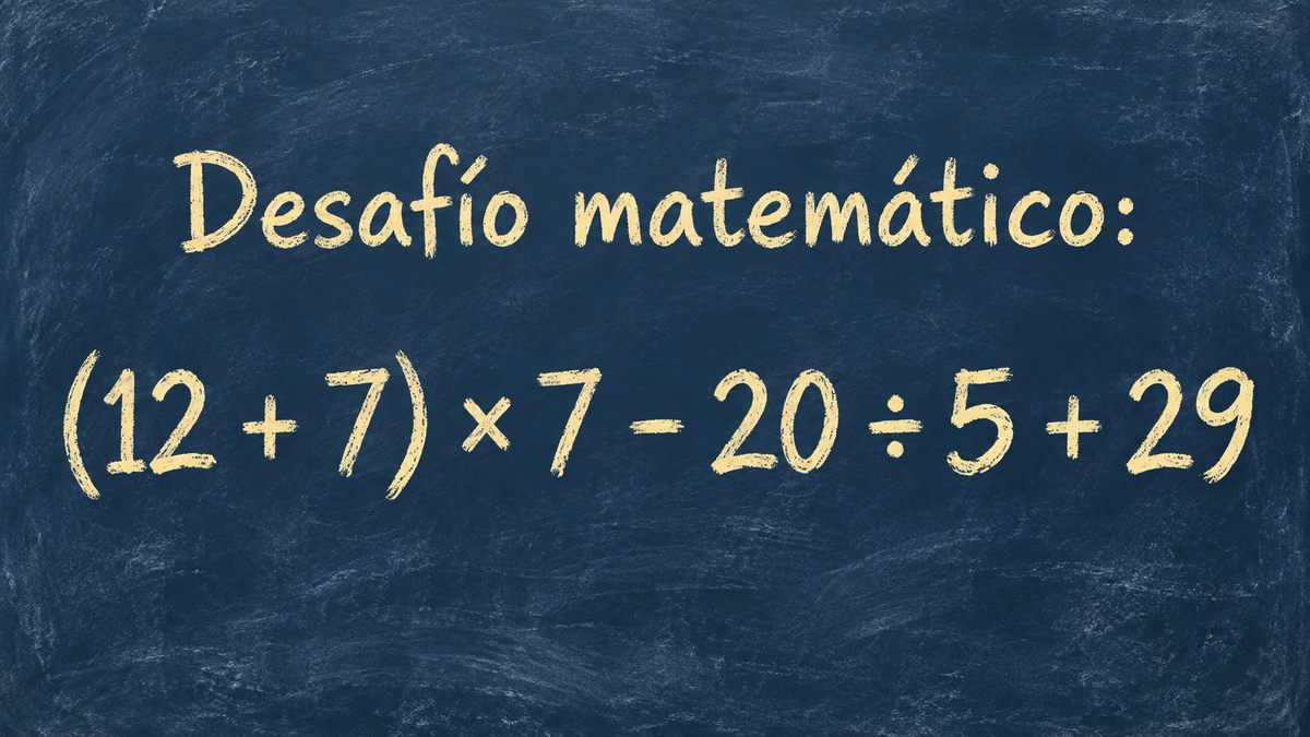 Desafío Matemático: este reto con paréntesis para resolver antes de seguir leyendo