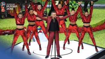 Se inauguró el Mundial de Rusia: mirá el ingreso de Ronaldo y el show de Robbie Williams